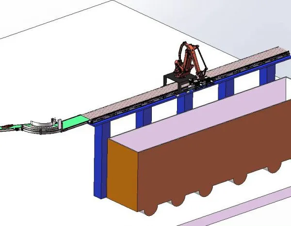8-Axis Articulated Gripper Robot for Loading Flexible Cargo Fabric Rolls Onto Trucks photo-4