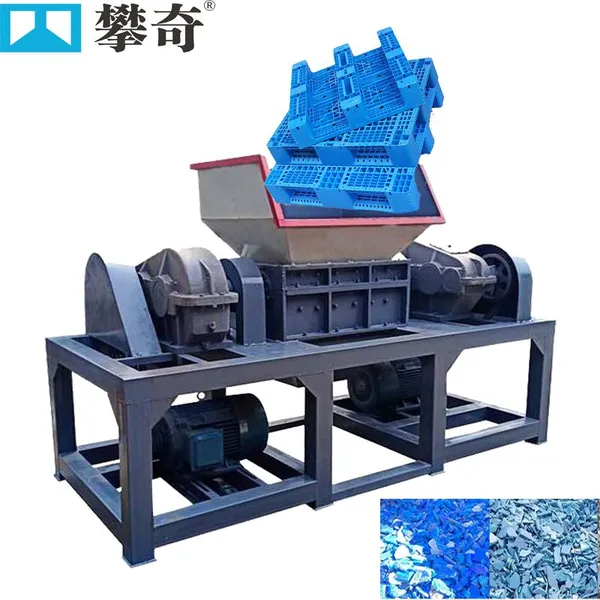 Stark duty-Zweischnecken-Metallschredder für die Verarbeitung von Schrott, Aluminium und Stahl