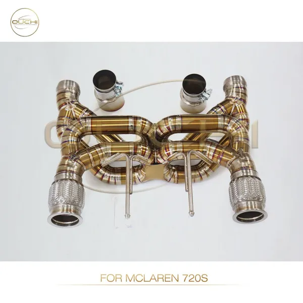 Exhaust Titanium Catback for McLaren 720S/mp4-12c Electronic Valve High-performance Automotive Exhaust Parts