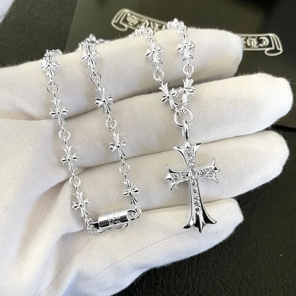 Simple Silver Color Cross Pendant Necklace Men Punk Hip Hop Metal Chain Necklaces Fashion Jewelry Accessories Gift 2026 photo-4