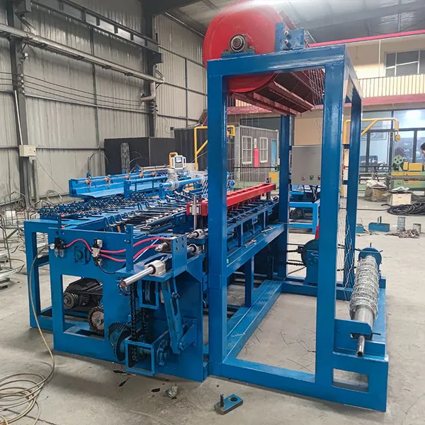Automatic Hinged Lawn Fencing Production Machine, PLC Pump, Motor, and Gears, Suitable for Construction and Agricultural Metal Wire Mesh Equipment