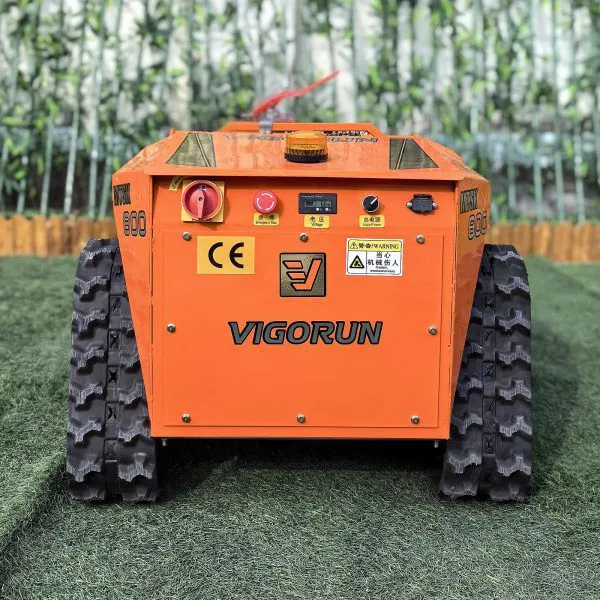 Vigorun MTSK800 Industrial Grade Gasoline Powered Remote Controlled Lawn Mower Flail Cutting High Torque Engine photo-2