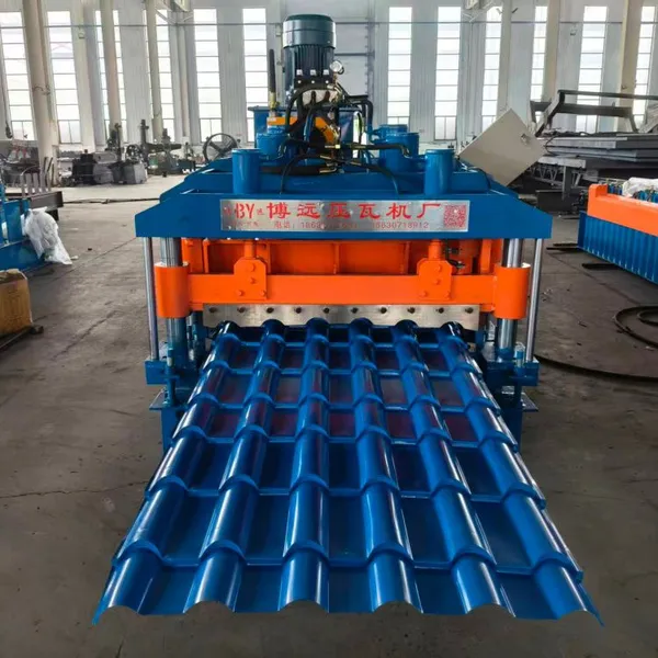 Roof Panel Glazed Tile Machine, Antique Architectural Glazed Tile Roll Forming Machine photo-5