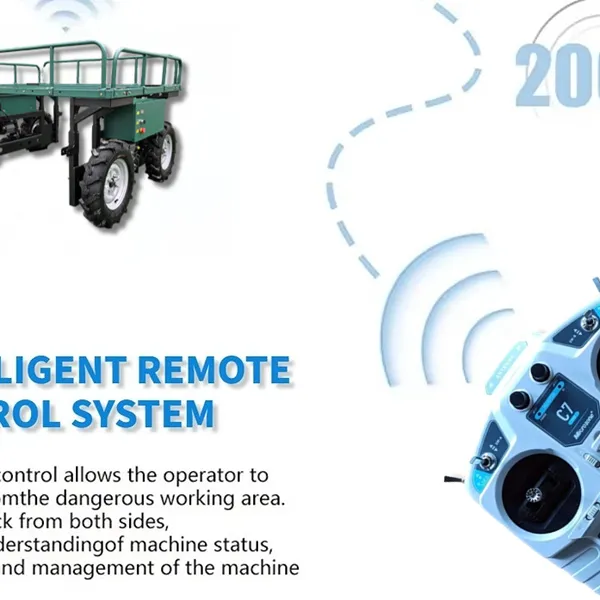 Next-Gen Agricultural Machinery: Ultra-Tough Remote Control Transport Platform in Action photo-4