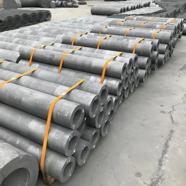 High‑Quality Graphite Electrode Complete With Nipples for Steel Making Plant