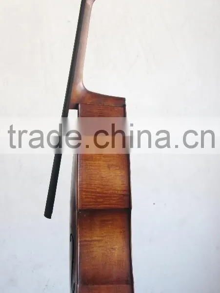 Unfinished 1/16 Gamba Shaped Student Hybrid Double Bass/ Solid Top photo-3