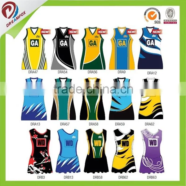 Sublimation Netball Jersey, Netball Uniforms, Netball Wear Quality Choice photo-4