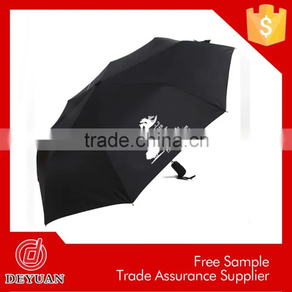 New Inventions Manu Open 8k 3 Sectional Black Mini Umbrellas photo-6