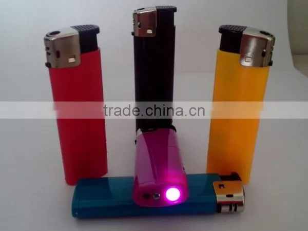 Good Quality Disposable Electronic Cigarette Lighter With Flashlight/LED photo-2