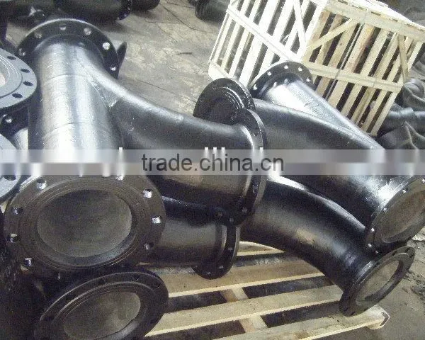 DCI All-flanged Radial Tee Pipe Fitting