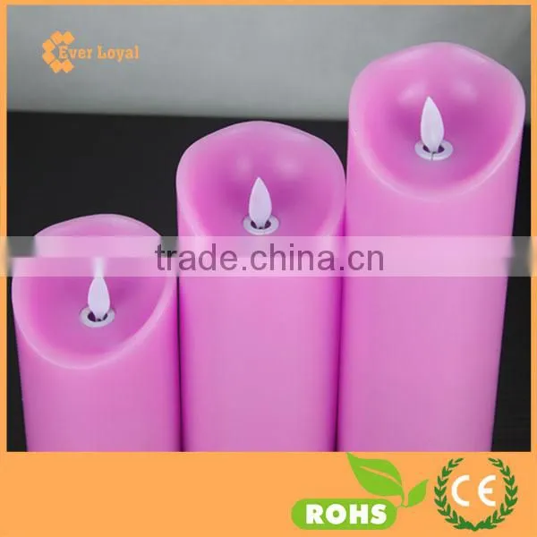 Set of 3 Flameless LED Candle With Moving Flame Wick photo-6
