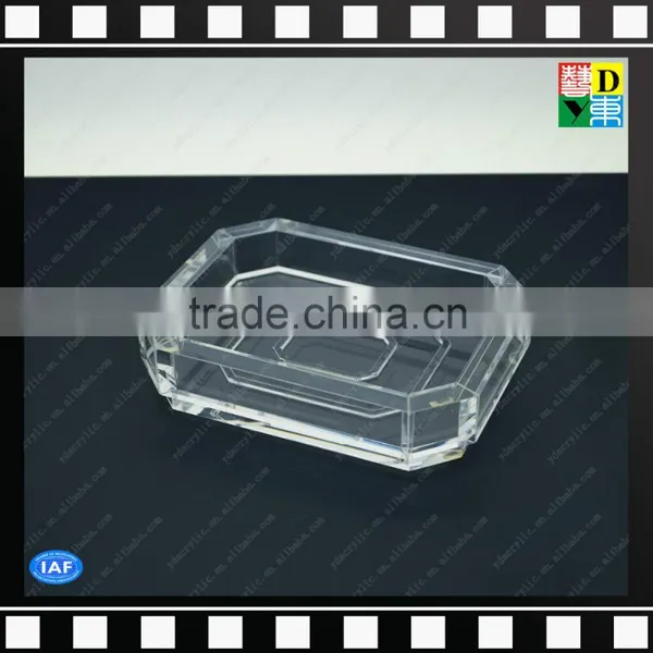 Hotel/home Use Acrylic Clear Soap Dishes Dispenser