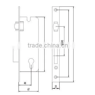 High Quality Interior Lock Body Security Door Locks photo-2