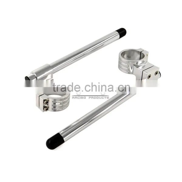 BJ-COHB-048B Custom 48mm CNC Billet Alloy Riser Motocross Clip On Handle Bar For Honda CBR600RR photo-2