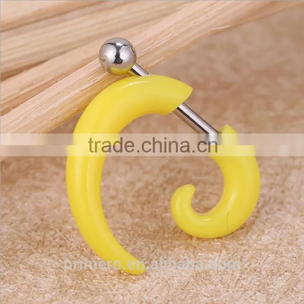 Acrylic Ear Plugs Ear Expander Carved Snail Spiral Taper Stretcher Piercing Body Jewerly photo-6