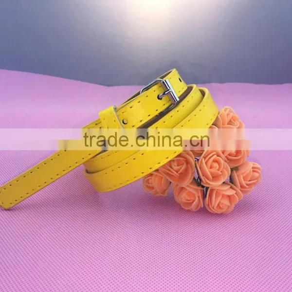 Hot Summer Korean Version of the Small Steel Buckle Belt Women's Thin Belt Wild Decorative Thread photo-5