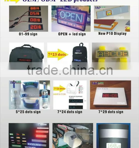 Removeable Led Display Led Message Screen Sign Board Mini Hotel Led Sign photo-6