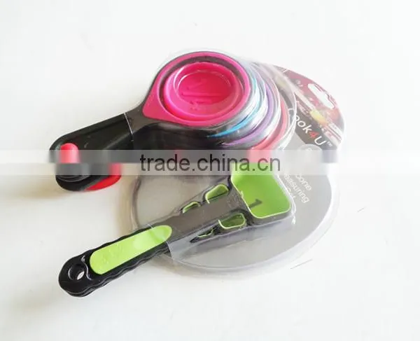 Hot Sales Amazon Kitchen 8pcs Silicon Measuring Cup And Spoon Set photo-6