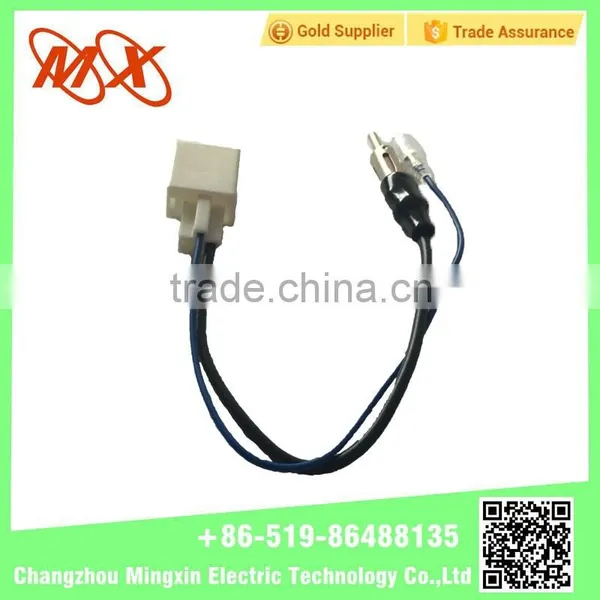 New Electric Auto Accessory Port Two Cables car radio/tv antenna adapter cable connector