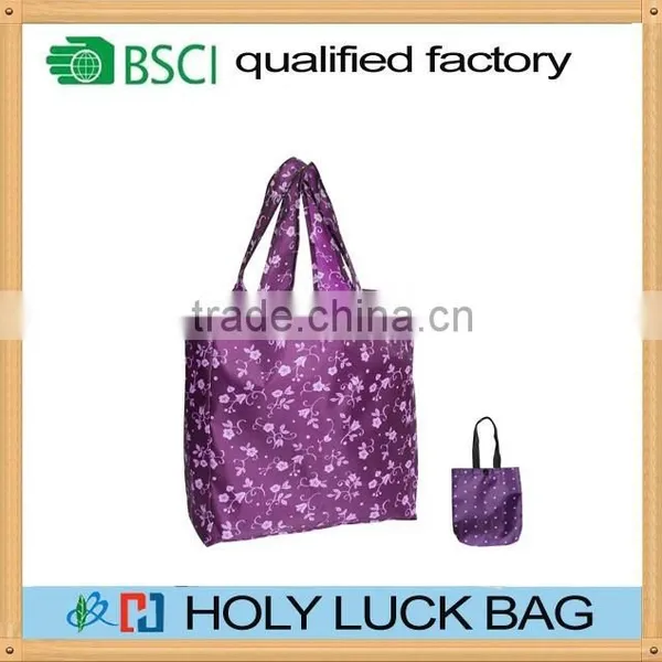 Large Capacity Folding Tote Reusable Bags With Long Handle Shoulder Bag photo-6