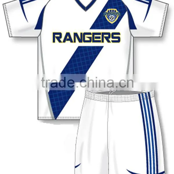 Wholesale Cheap Custom White Soccer Kits photo-2