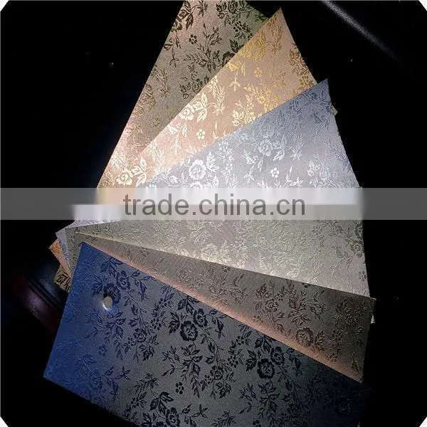 Colorful Glossy Embossed Aluminium Foil Laminated Paper, Embossed Aluminium Foil Paperboard photo-6