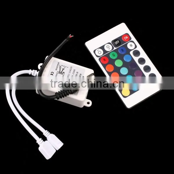12V 24 Keys IR Remote Controller for 3528 5050 RGB LED SMD Strip Lights
