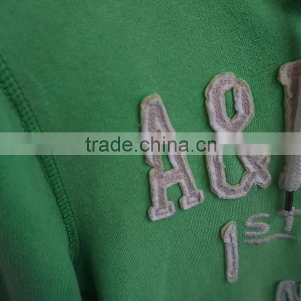 Freshing Green Girl's Longsleeves Cheap Hooded Sweatshirts Hoodie Wholesale photo-3