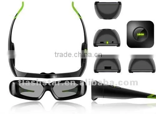 Wireless Active Shutter 3D Glasses for pc