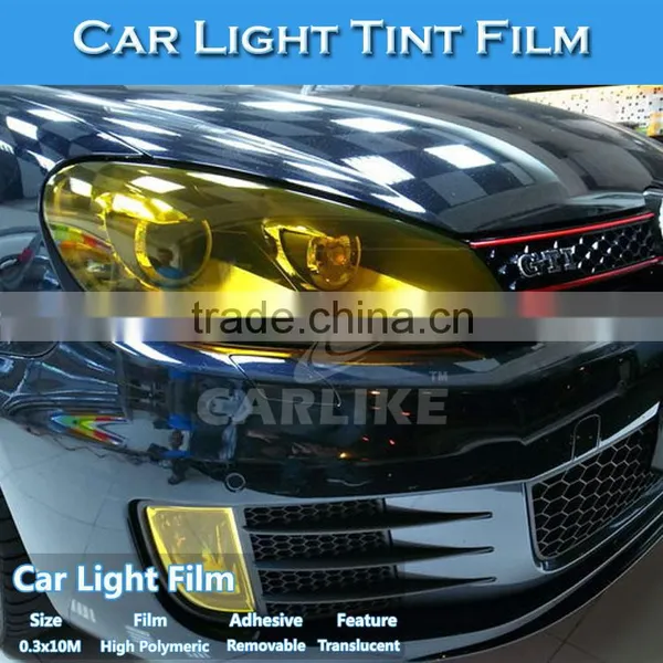 CARLIKE Transparent Polyacrylate Easy Cleaning Pink Car Headlight Vinyl Film photo-6