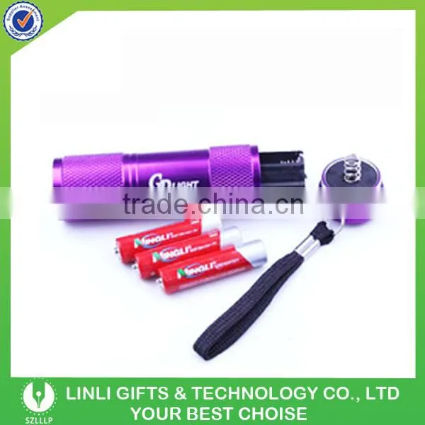 2016 Popular Mini Promotional Metal Led Pocket Torch Flashlight For Camping Safety photo-3