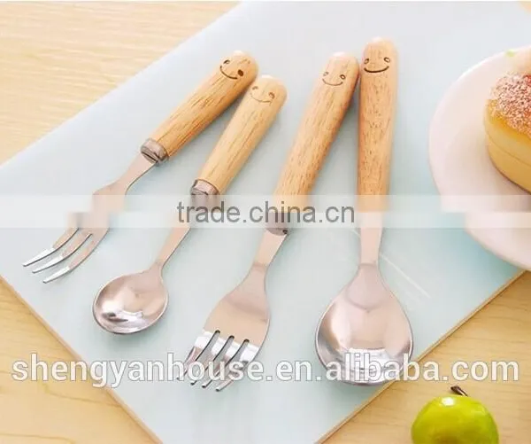 Breed diversity stainless steel dinner spoon and dinner fork