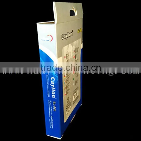 Manufactur Product Packing Paper Box With Paper Hanger photo-3