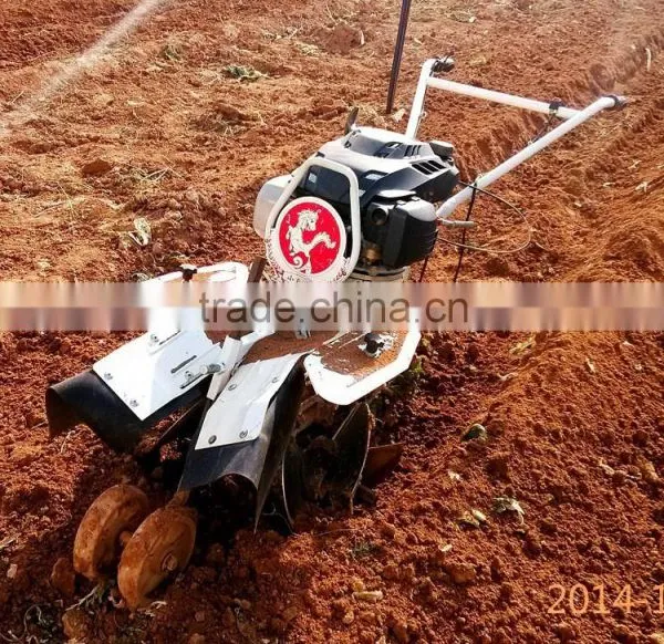 7HP Gasoline Green House Machine Electric Cultivator Mini Trencher Walking Tractor Ridger photo-2
