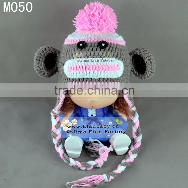 Cute Animal Beanie Custom Knitted Infant Crochet Hats Pattern photo-6