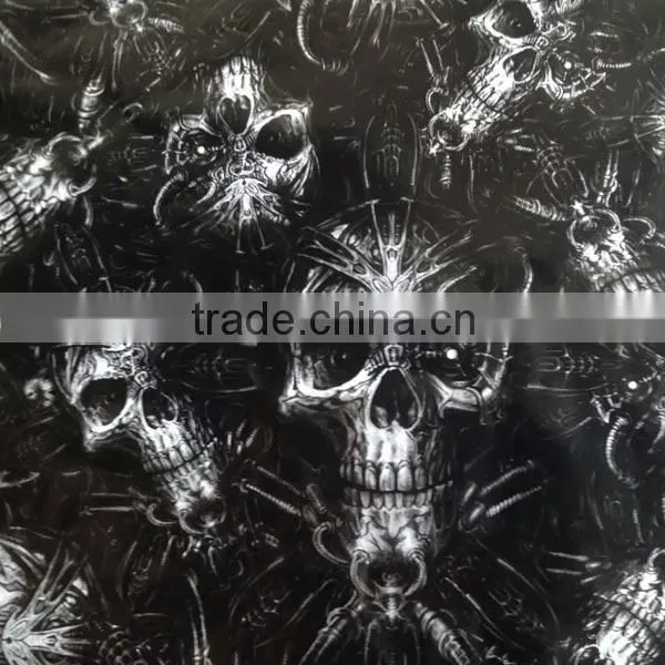 Wholesale 50cm Width Skull Hydrographic Film/ 3D Water Transfer Printing Film/ Inkjet Water Transfer Paper photo-2