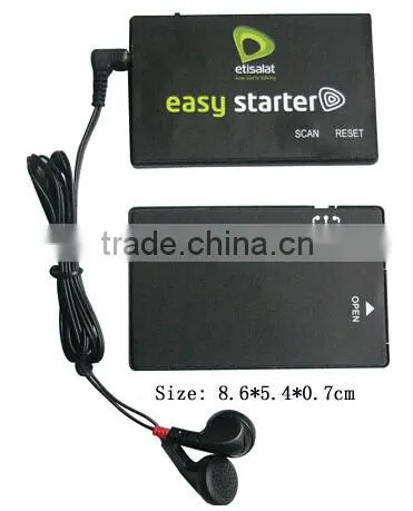 Credit card size radio