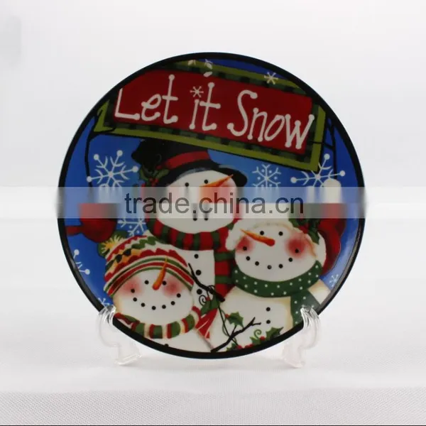Factory Wholesale Antique Chinese Christmas Item Porcelain Plate photo-4