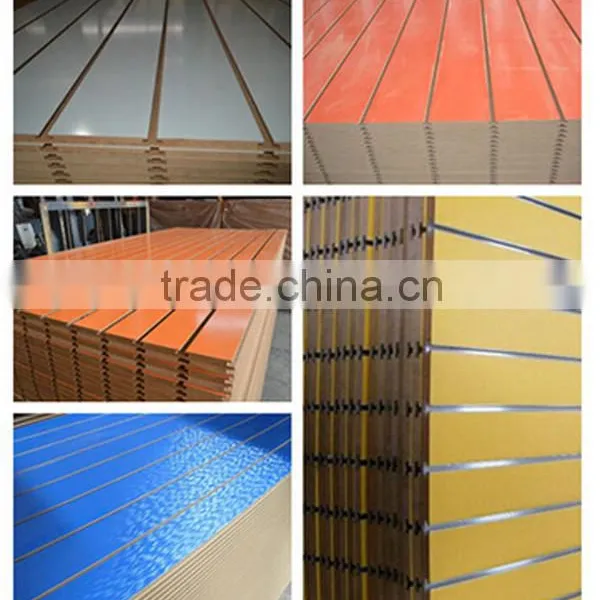 Wholesale MDF Slatwall Slotted Wood Panel/Board for Stores photo-2