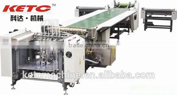 Two Sides Paper Cover Edge Folding Wrapping Machine photo-2