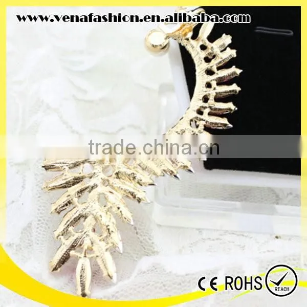 Cute Design Large Rhinestone Cover Ear Cuff Earrings photo-3