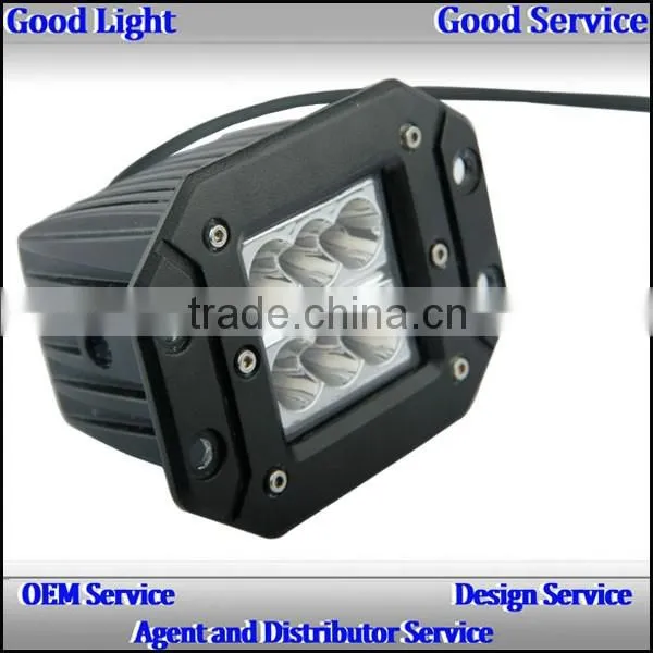 2014 New Product! 18w Led Work Light for Truck 12v Offroad/driving Light Led 3w/pc Auto Light photo-2