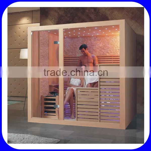 3~4 Person Traditional Stone Dry Steam Sauna Room Quality Choice photo-2