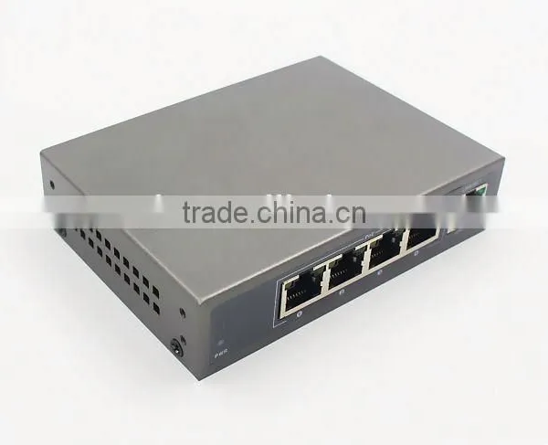 With 4-port Poe Switch 4+1 Port Desktip Fast Ethernet Switch for Network Camera photo-4