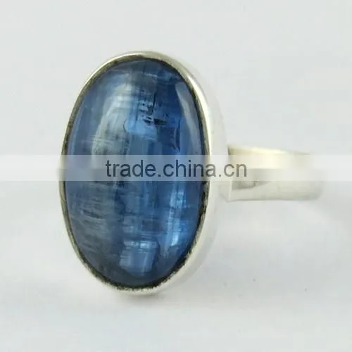 Sea Current !! Blue Kyanite 925 Sterling Silver Ring, Wholesale Silver Jewelry, Silver Jewelry photo-3