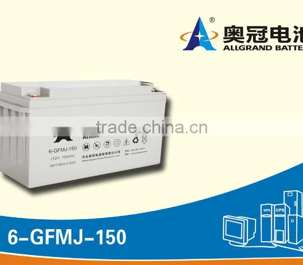 UPS System / Backup Power GEL Battery 12V150Ah/12V150AH