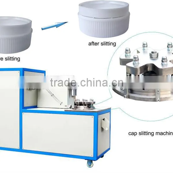 Plastic Bottle Cap Slitting Machine