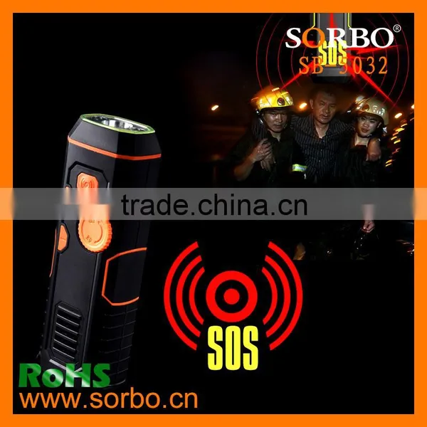 Dynamo Emergency Hand Crank Self Powered FM Radio, LED Flashlight, Smart Phone Charger Power Bank photo-5