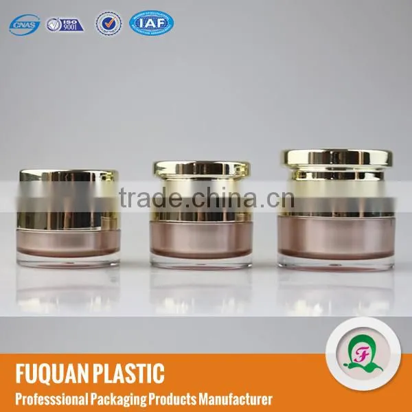 2015 New Designed Korea Style Luxury Acrylic Cream Jar Manufacturer