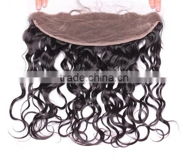 no Moq Cheap Free Part Deep Wave Human Hair Lace Frontal Closure in Stock photo-3